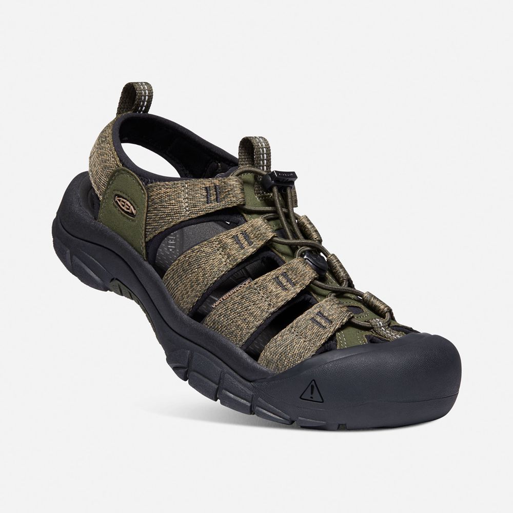 Keen Outdoor Sandalet Erkek Zeytin Yeşili/Siyah - Newport H2 - Türkiye AMGQ48723